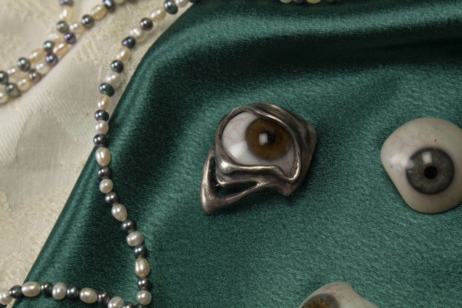 Watchful Eyes Brooch