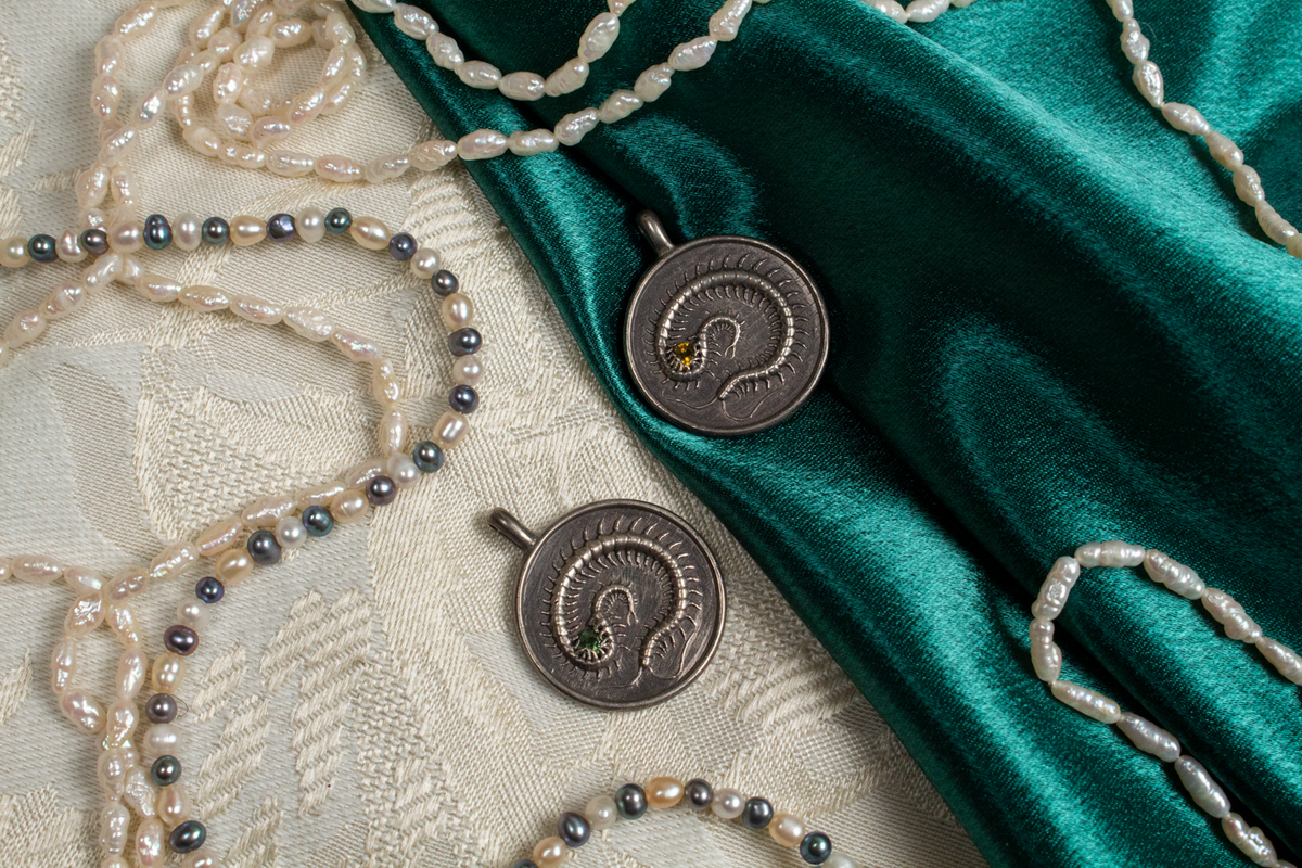 Lucky Centipede Medallion