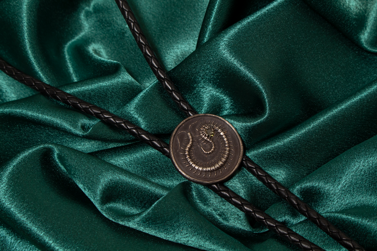 Lucky Centipede Bolo Tie